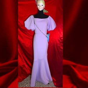 Puffed Sleeve Maxi Dress